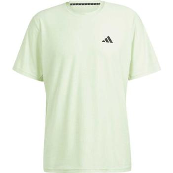 adidas TRAIN ESSENTIALS STRETCH TRANING T-SHIRT Pánské tréninkové triko, světle zelená, velikost