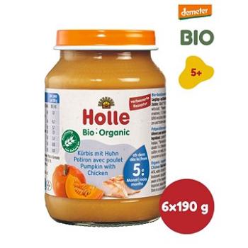 HOLLE BIO Dýně s kuřecím masem 6× 190 g (7640104954880)