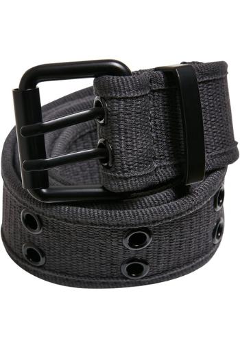 Urban Classics Double Thorn Buckle Canvas Belt grey - L/XL