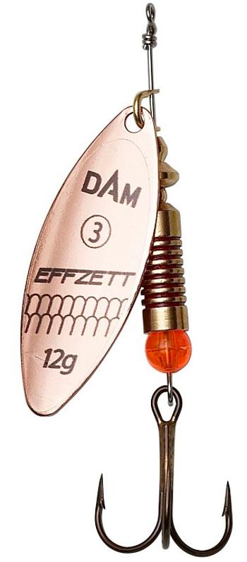 Dam třpytka effzett predator spinner copper-velikost 1 hmotnost 4 g