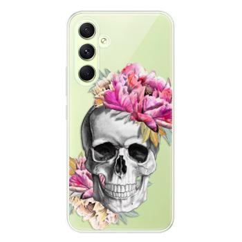 Odolné silikonové pouzdro iSaprio - Pretty Skull - Samsung Galaxy A54 5G