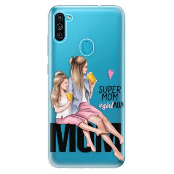 Odolné silikonové pouzdro iSaprio - Milk Shake - Blond - Samsung Galaxy M11