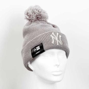 Dámska čapica New Era MLB WMNS Bobble Cuff Knit NY Yankees Grey - UNI