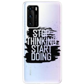 iSaprio Start Doing - black pro Huawei P40 (stadob-TPU3_P40)