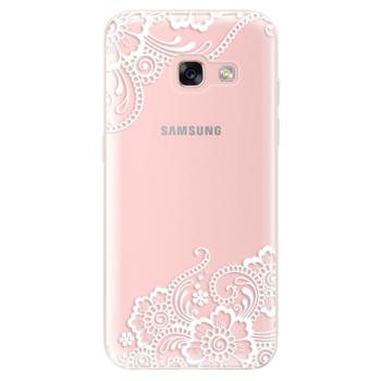 Odolné silikonové pouzdro iSaprio - White Lace 02 - Samsung Galaxy A3 2017