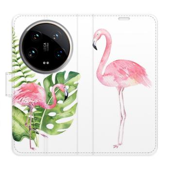 Flipové pouzdro iSaprio - Flamingos - Xiaomi 14 Ultra