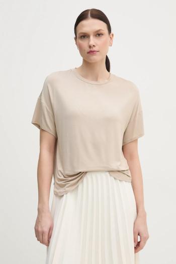 Tričko United Colors of Benetton dámsky, béžová farba