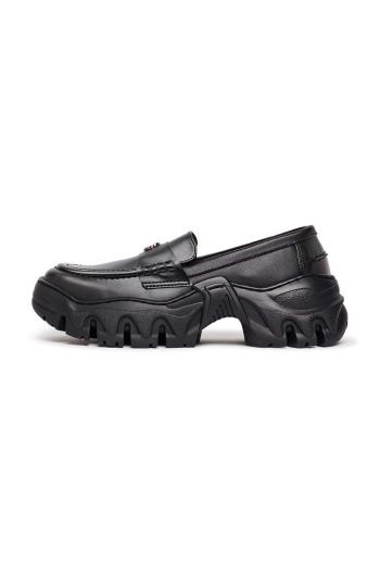 Mokasíny Rombaut BOCCACCIO II LOAFER dámské, černá barva, na platformě, W23-B-024