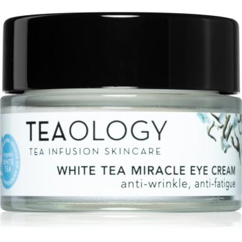 Teaology Anti-Age White Tea Miracle Eye Cream oční krém pro korekci tmavých kruhů a vrásek 15 ml