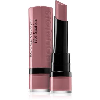 Bourjois Rouge Velvet The Lipstick matná rtěnka odstín 18 Mauve Martre 2,4 g