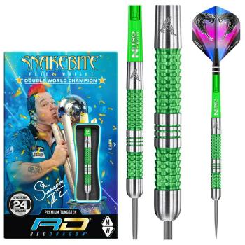 Dart szett Red Dragon steel Peter Wright Snakebite Mamba 24g, 90% 
