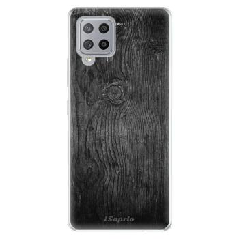 Odolné silikonové pouzdro iSaprio - Black Wood 13 - Samsung Galaxy A42