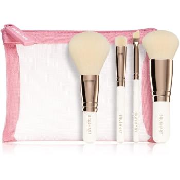 BrushArt Basic On-the-go Glam mini make-up brush set Utazó ecsetkészlet táskával mini