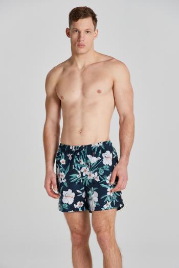 PLAVKY GANT OLEANDER PRINT SWIM SHORTS EVENING BLUE