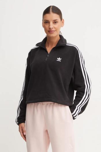 Fleecová mikina adidas Originals Adicolor černá barva, IY7266