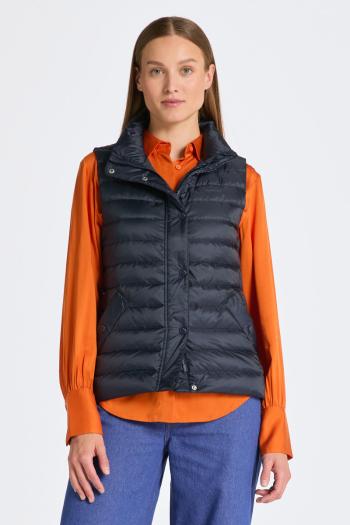 VESTA GANT LIGHT DOWN VEST EVENING BLUE