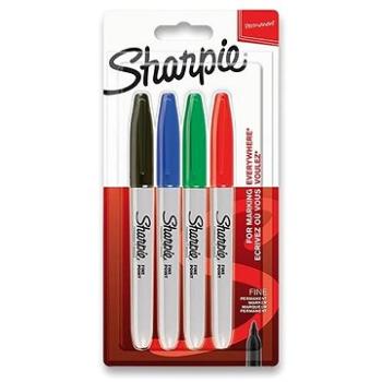 SHARPIE Fine, 4 základní barvy (3501179858586)