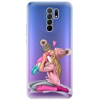 iSaprio Kissing Mom - Blond and Girl pro Xiaomi Redmi 9 (kmblogirl-TPU3-Rmi9)