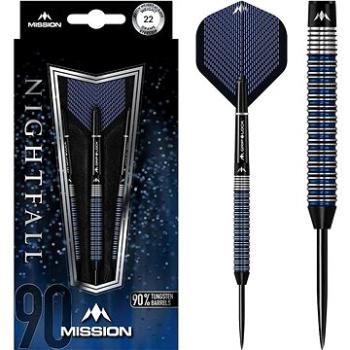 Šipky Mission steel Nightfall M2 22g, 90% wolfram (17978)