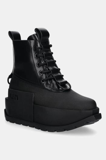 Nízké kozačky United Nude Roko Patrol Boot dámské, černá barva, na platformě, 1088101192