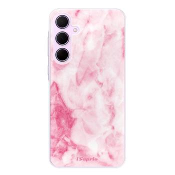 Odolné silikonové pouzdro iSaprio - RoseMarble 16 - Samsung Galaxy A35 5G