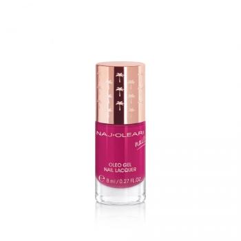 Naj-Oleari Oleo gel Nail Lacquer lak na nehty s gelovým efektem - 17 raspberry 8 ml