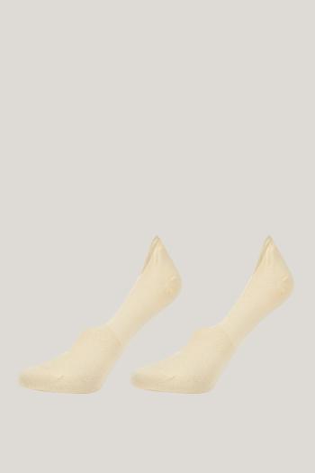 PONOŽKY GANT INVISIBLE SOCKS 2-PACK IVORY WHITE