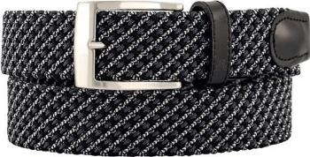 Alberto Multicolor Braided Black/Grey 100 cm Pásek