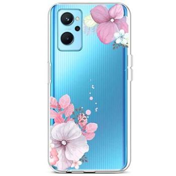 TopQ Kryt Realme 9i silikon Violet Blossom 72993 (Sun-72993)