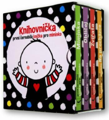 Knihovnička - První černobílá knížka pro miminko - Stella Baggott