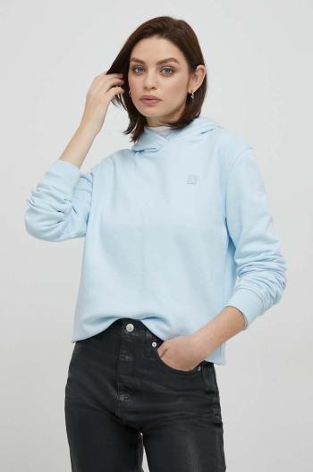 Mikina Calvin Klein Jeans dámská, s kapucí, s aplikací, J20J223227