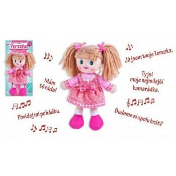 Teddies Panenka Terezka hadrová plyš 30cm česky mluvící na kartě