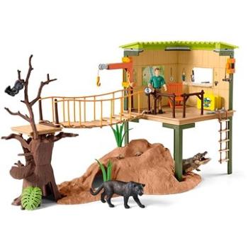 Schleich Dobrodružná stanice v džungli 42507 (4059433428659)