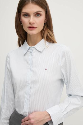 Košeľa Tommy Hilfiger dámska, regular, s klasickým golierom, WW0WW44084