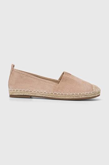 Espadrilky Answear Lab béžová barva