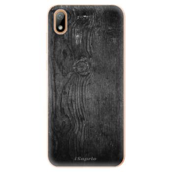 Odolné silikonové pouzdro iSaprio - Black Wood 13 - Huawei Y5 2019