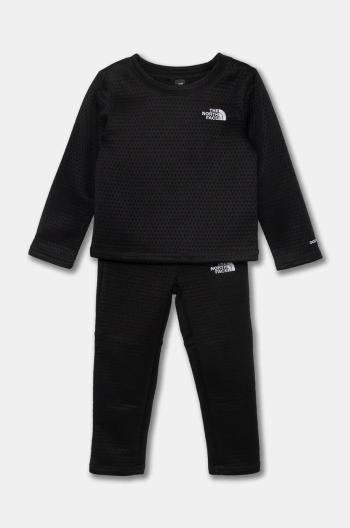 Sada dětského funkčního prádla The North Face DOTKNIT THERMAL SET černá barva, NF0A88VTJK31