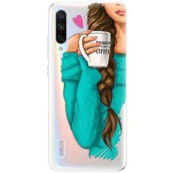 iSaprio My Coffe and Brunette Girl pro Xiaomi Mi A3 (coffbru-TPU2_MiA3)