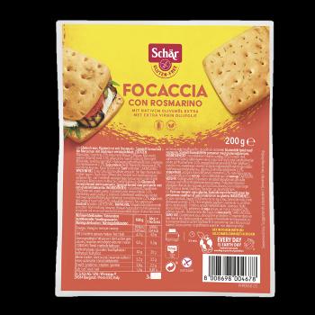 SCHÄR Focaccia con rosmarino pečivo bez lepku 200 g