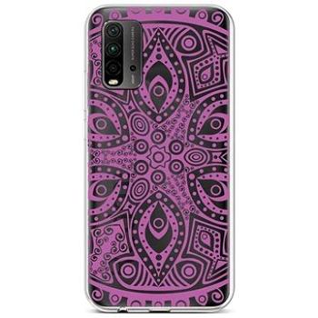 TopQ Xiaomi Redmi 9T silikon Violet Mandala 65078 (Sun-65078)