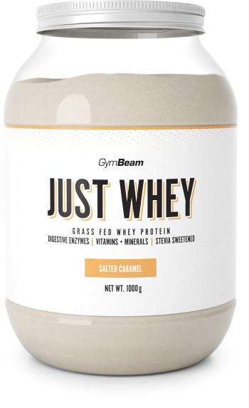 Protein GymBeam Protein Just Whey 1000 g, sós karamell