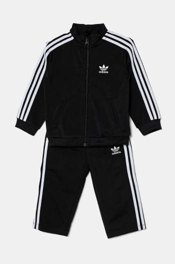 Dětská tepláková souprava adidas Originals FIREBIRD černá barva, IX5203