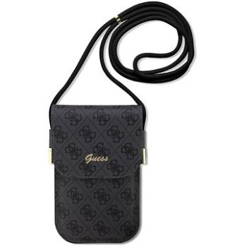 Guess PU 4G Metal Logo Script Phone Bag Black (GUOWBP4SNSK)