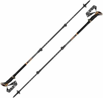 Leki Sherpa Lite Neon Orange/Black/Denim Blue 100 - 135 cm Turistické hole