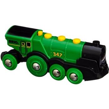 Brio World 33593 Velká zelená akční lokomotiva (7312350335934)