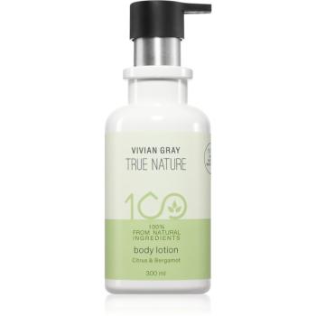 Vivian Gray True Nature Citrus & Bergamot vyživující tělové mléko 300 ml