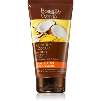 Bottega Verde Keratin & Coconut uhlazující a vyživující kondicionér 150 ml