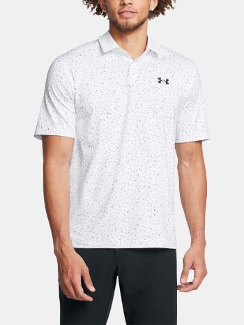 Under Armour UA T2G Printed Polo triko Bílá