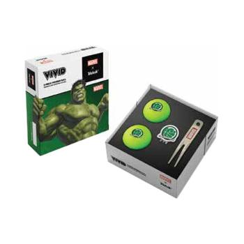 VOLVIK MARVEL HULK Set golfových míčků, zelená, velikost