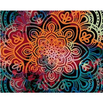 Zářivá mandala, 80×100 cm, vypnuté plátno na rám (6040483)